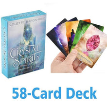 Crystal Spirits Oracles A 58-Card Deck and Guidebook Game Toy Colette Baron-Reid Guidance Divination Fate Tarot Board Family