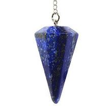 100-Unique Silver Plated Natural Healing Crystal Quartz Hexagon Pyramid Reiki Pendulum Pendant Chakra Amulet Jewelry