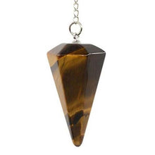 100-Unique Silver Plated Natural Healing Crystal Quartz Hexagon Pyramid Reiki Pendulum Pendant Chakra Amulet Jewelry