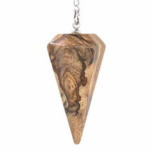 100-Unique Silver Plated Natural Healing Crystal Quartz Hexagon Pyramid Reiki Pendulum Pendant Chakra Amulet Jewelry