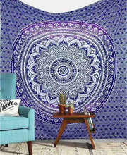Indian Mandala Tapestry Wall Hanging Sandy Beach Throw Rug Blanket Camping Tent Travel Mattress Bohemian Sleeping Pad Tapestries