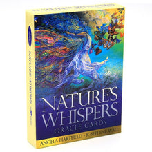 Nature's Whispers Oracle 50 Cards Deck Beautifully illustrated Beginners Divination Angela Hartfield Game Toy Junior