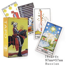 energy Oracle Tarot Cards English Version Deck Tarot Board Games Playing Card Divination Fate Entertainment Table Game