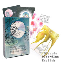energy Oracle Tarot Cards English Version Deck Tarot Board Games Playing Card Divination Fate Entertainment Table Game