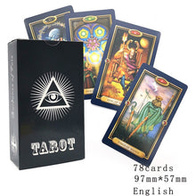 energy Oracle Tarot Cards English Version Deck Tarot Board Games Playing Card Divination Fate Entertainment Table Game