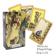 energy Oracle Tarot Cards English Version Deck Tarot Board Games Playing Card Divination Fate Entertainment Table Game