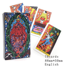 energy Oracle Tarot Cards English Version Deck Tarot Board Games Playing Card Divination Fate Entertainment Table Game
