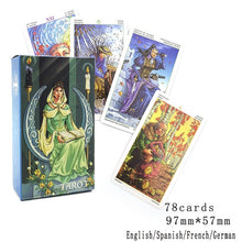 energy Oracle Tarot Cards English Version Deck Tarot Board Games Playing Card Divination Fate Entertainment Table Game