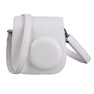 1PC Leather Camera Strap Bag Case Cover Pouch Protector Shoulder Strap For Polaroid Photo Camera For Fuji Fujifilm Instax Mini 8