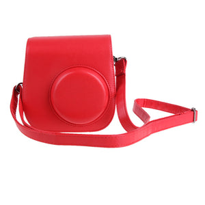 1PC Leather Camera Strap Bag Case Cover Pouch Protector Shoulder Strap For Polaroid Photo Camera For Fuji Fujifilm Instax Mini 8