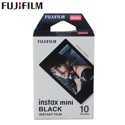 2017 New arrival Genuine Fujifilm Instax Mini Black Frame Film 10 Sheets for Mini 8 Plus 70 90 25 50s Camera Share SP-1 SP-2