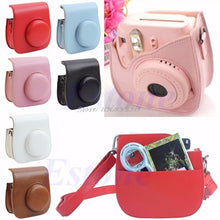 Leather Camera Shoulder Strap Bag Protect Case Pouch For Fujifilm Instax Mini 8 R179T Drop shipping