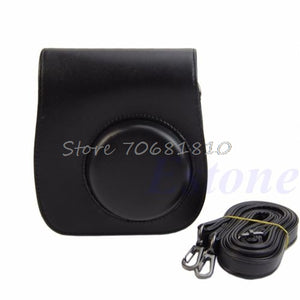 Leather Camera Shoulder Strap Bag Protect Case Pouch For Fujifilm Instax Mini 8 R179T Drop shipping